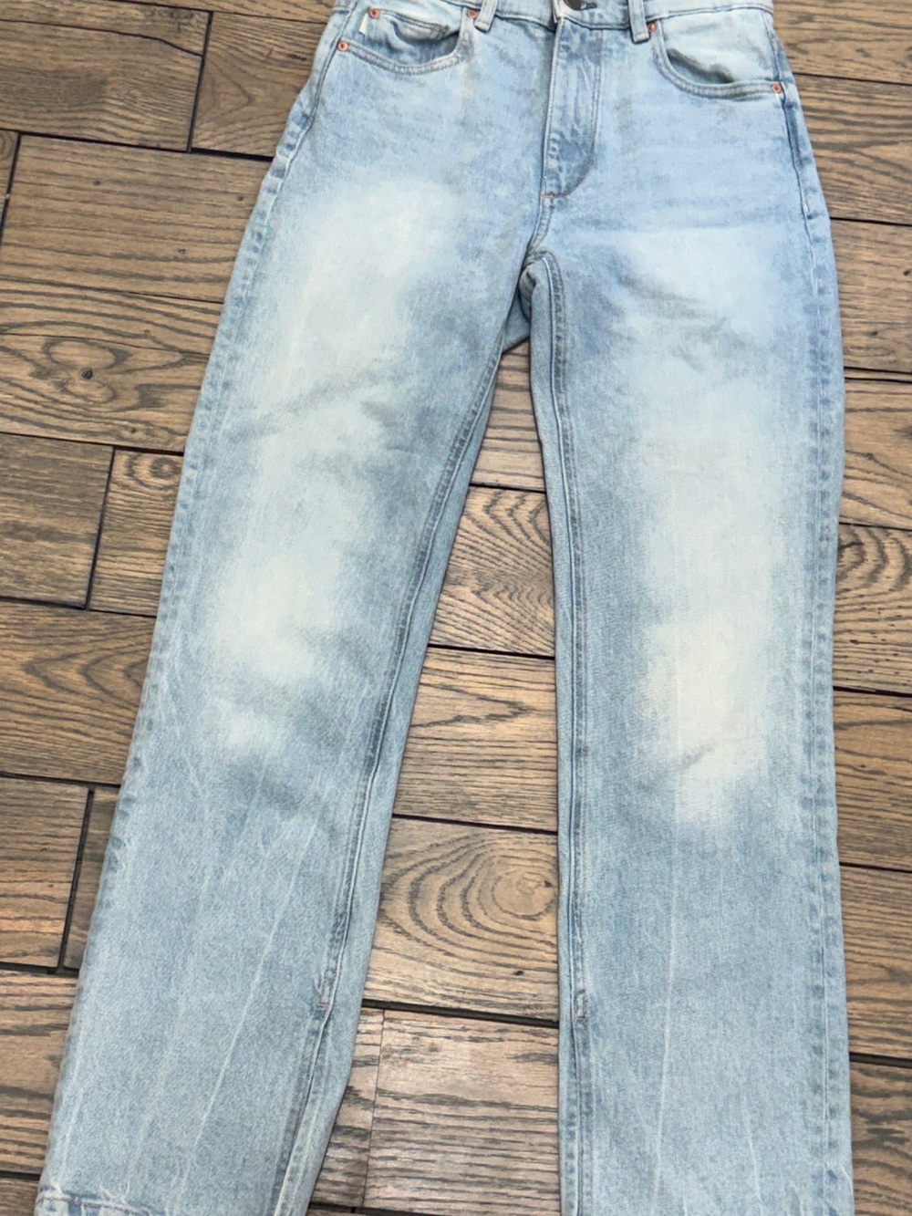 DL1961 Light Blue Straight Leg Jeans